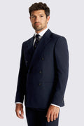 Slim Fit Navy Puppytooth Suit
