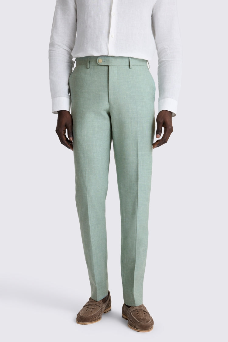Italian Tailored Fit Aqua Suit