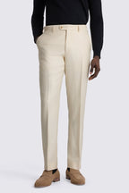 Italian Tailored Fit Off White Twill Suit
