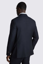Italian Tailored Fit Navy Twill Suit
