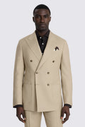 Italian Tailored Fit Latte Twill Suit