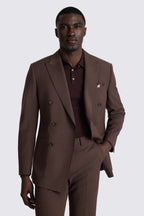 Tailored Fit Dark Plum Performance Suit