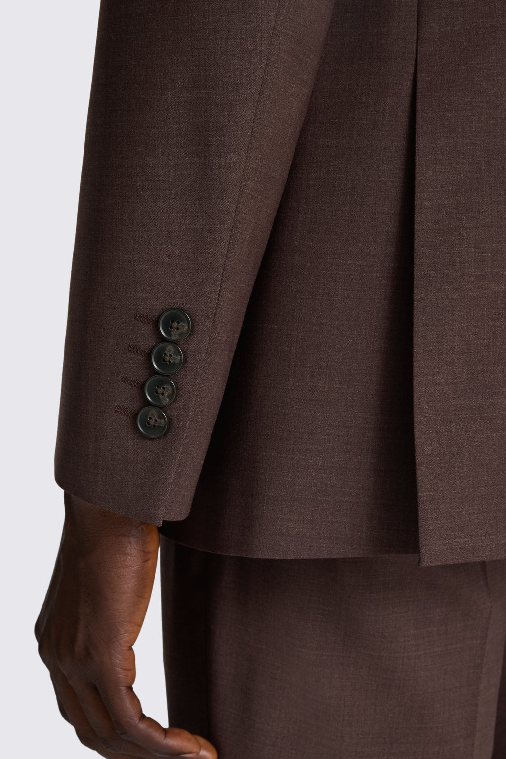 Tailored Fit Dark Plum Performance Suit