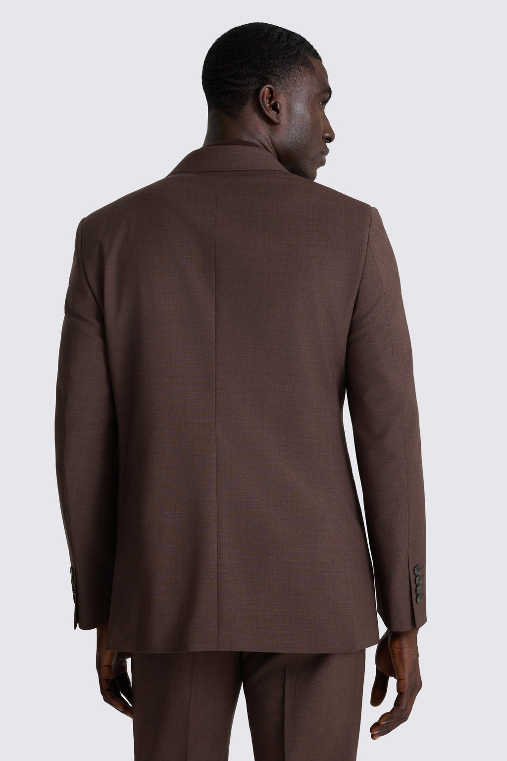 Tailored Fit Dark Plum Performance Suit