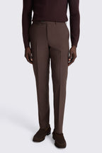 Tailored Fit Dark Plum Performance Suit