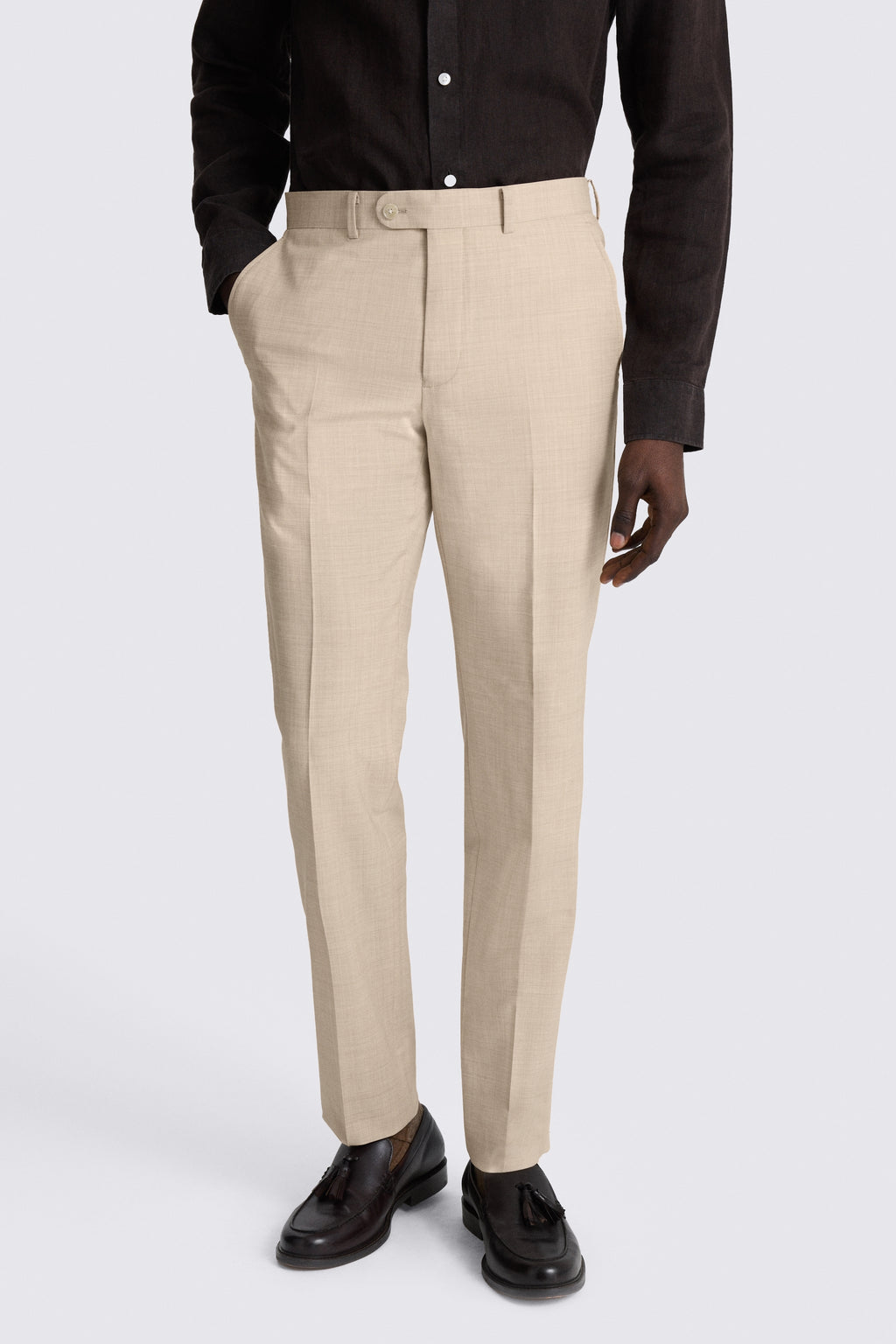 Tailored Fit Neutral Marl Performance Suit