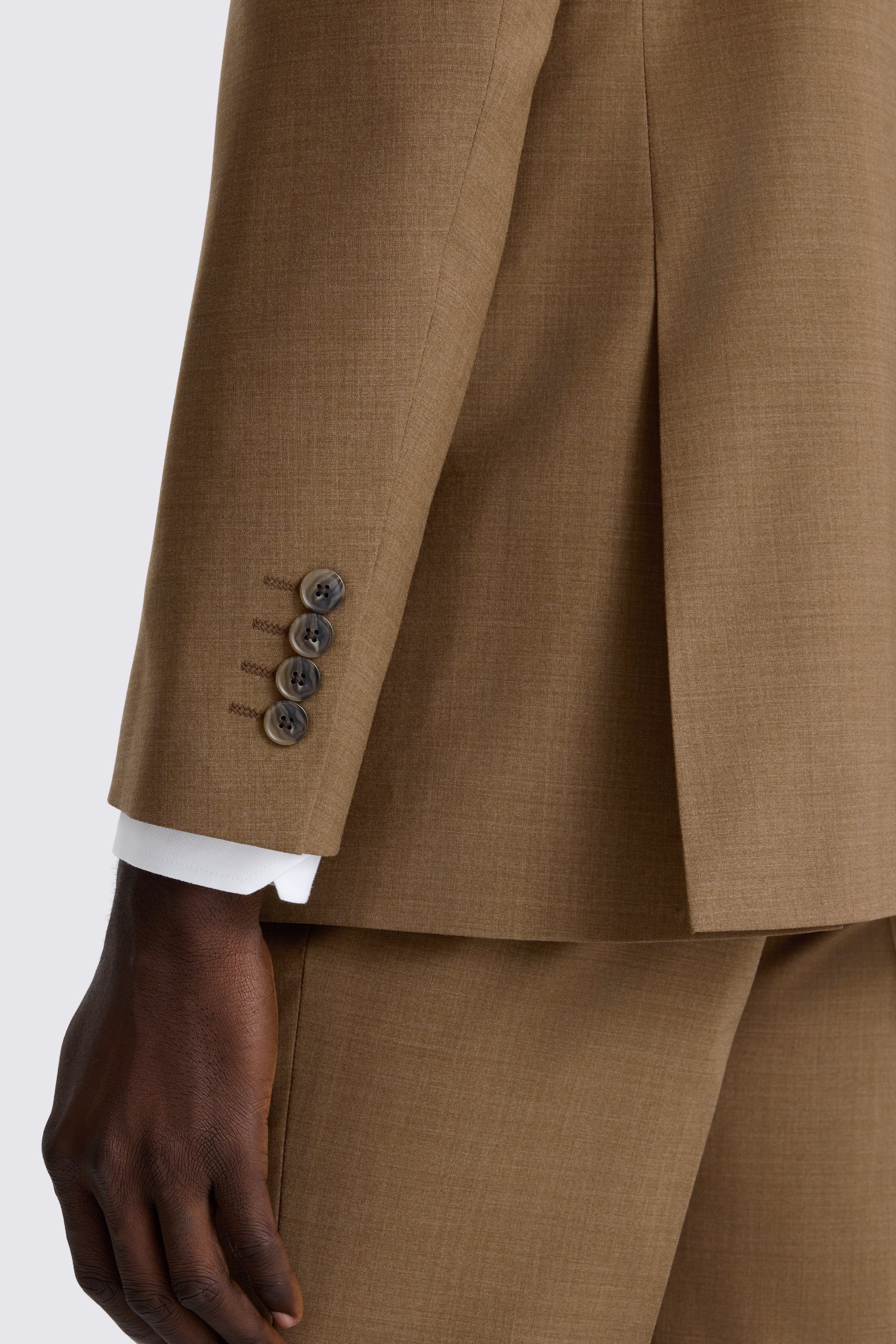 Tailored Fit Chestnut Performance Suit