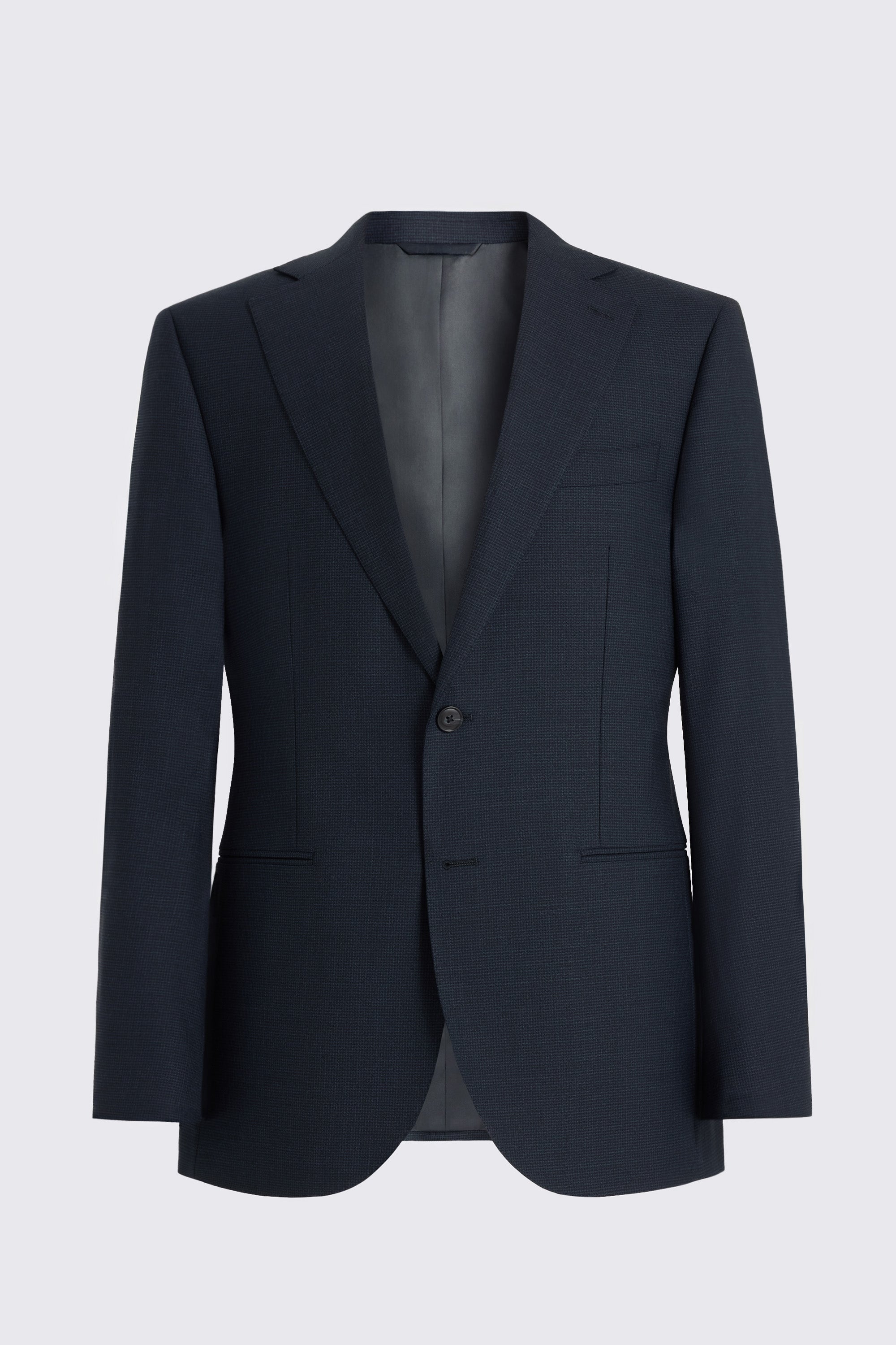 Tailored Fit Navy Puppytooth Performance Suit
