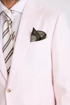 Tailored Fit Pale Pink Linen Suit