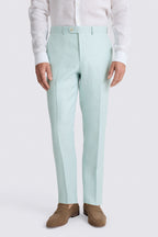 Tailored Fit Aqua Linen Suit