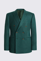 Slim Fit Emerald Twill Linen Suit