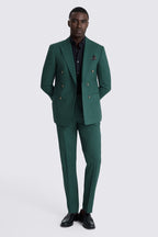 Slim Fit Green Marl Suit