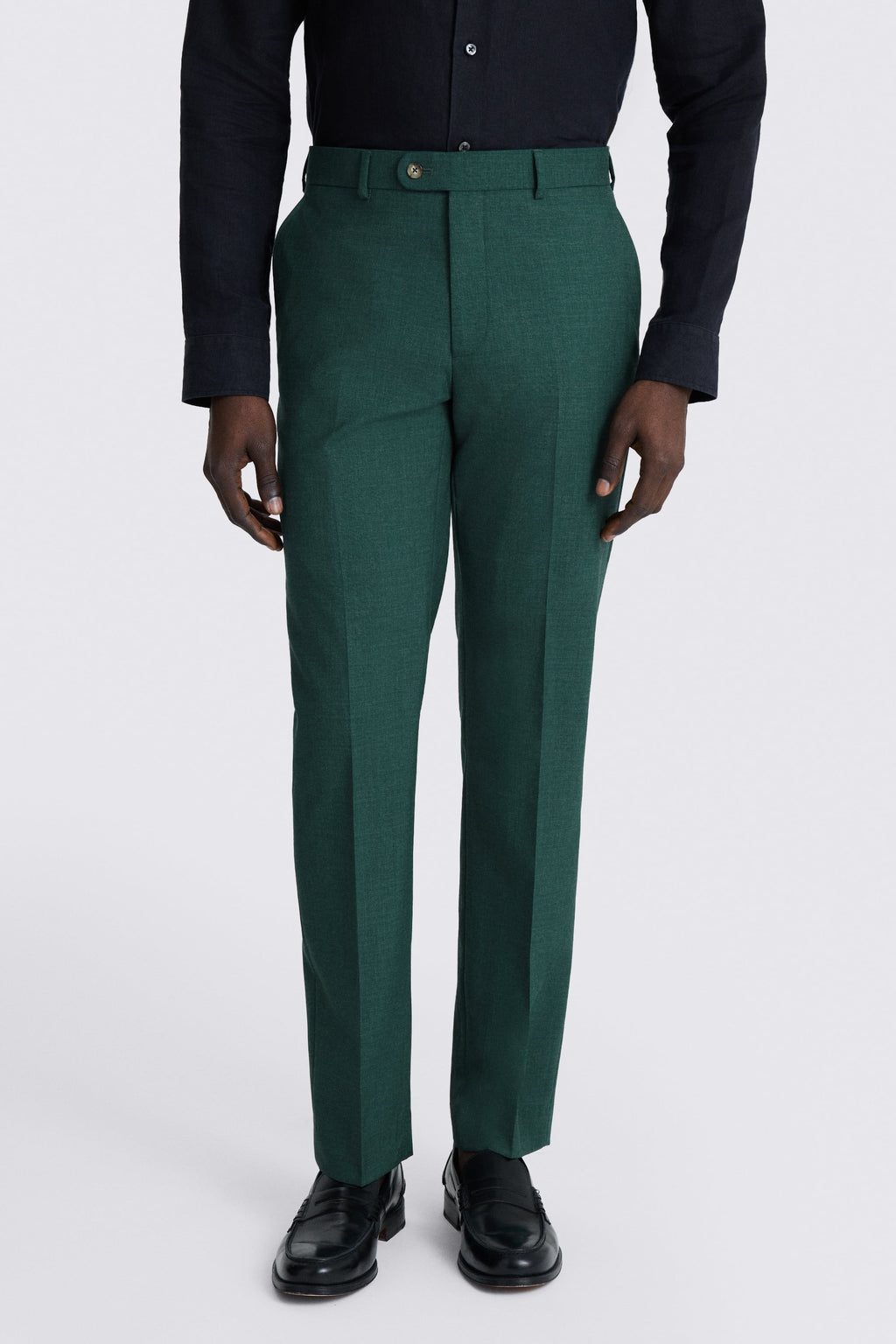 Slim Fit Green Marl Suit