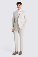Italian Tailored Fit Neutral Cotton Suit