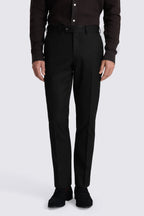 Italian Tailored Fit Black Cotton Suit