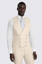 Tailored Fit Neutral Twill Linen Suit