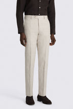 Italian Tailored Fit Neutral Linen-blend Suit