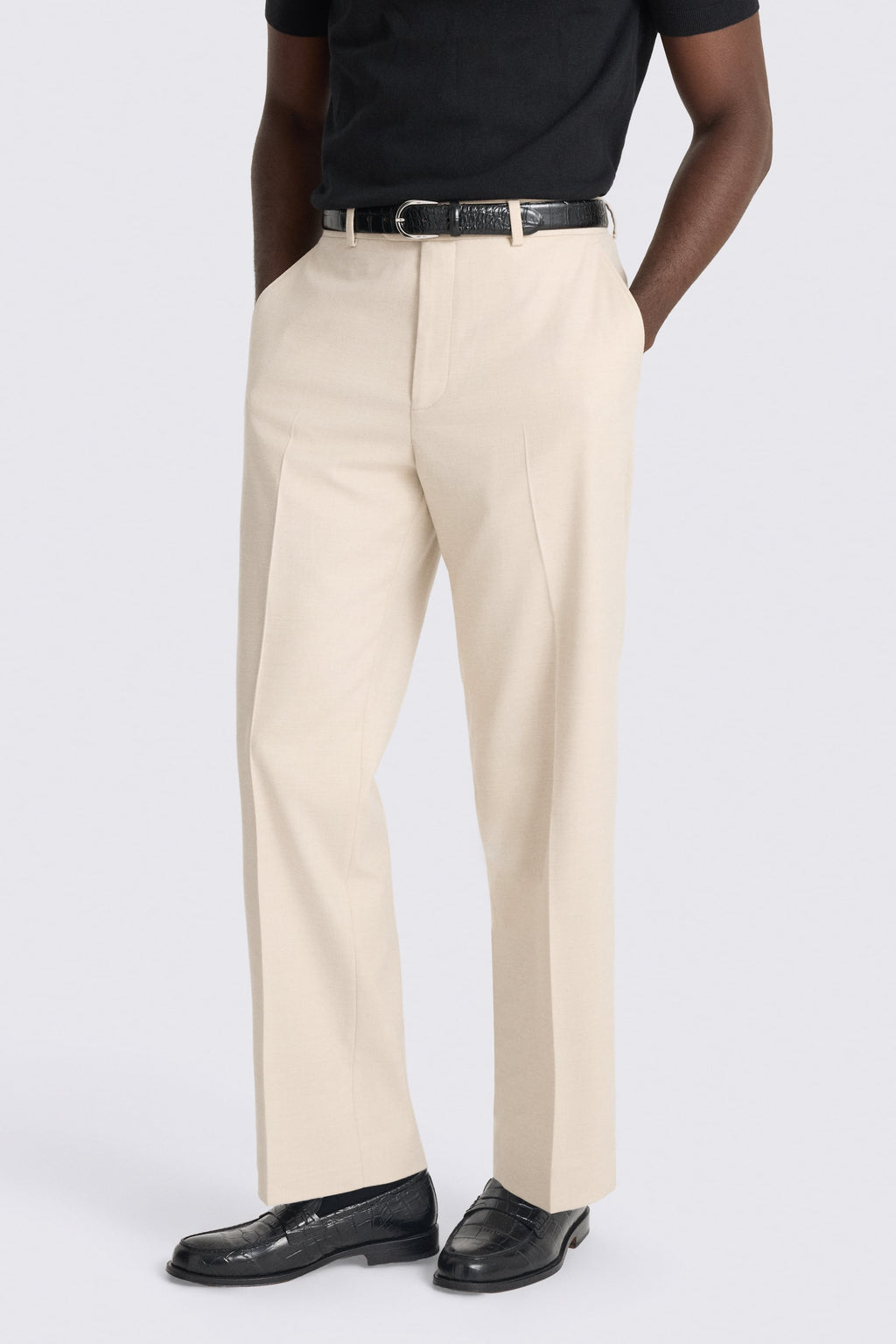 Relaxed Fit Light Camel Suit