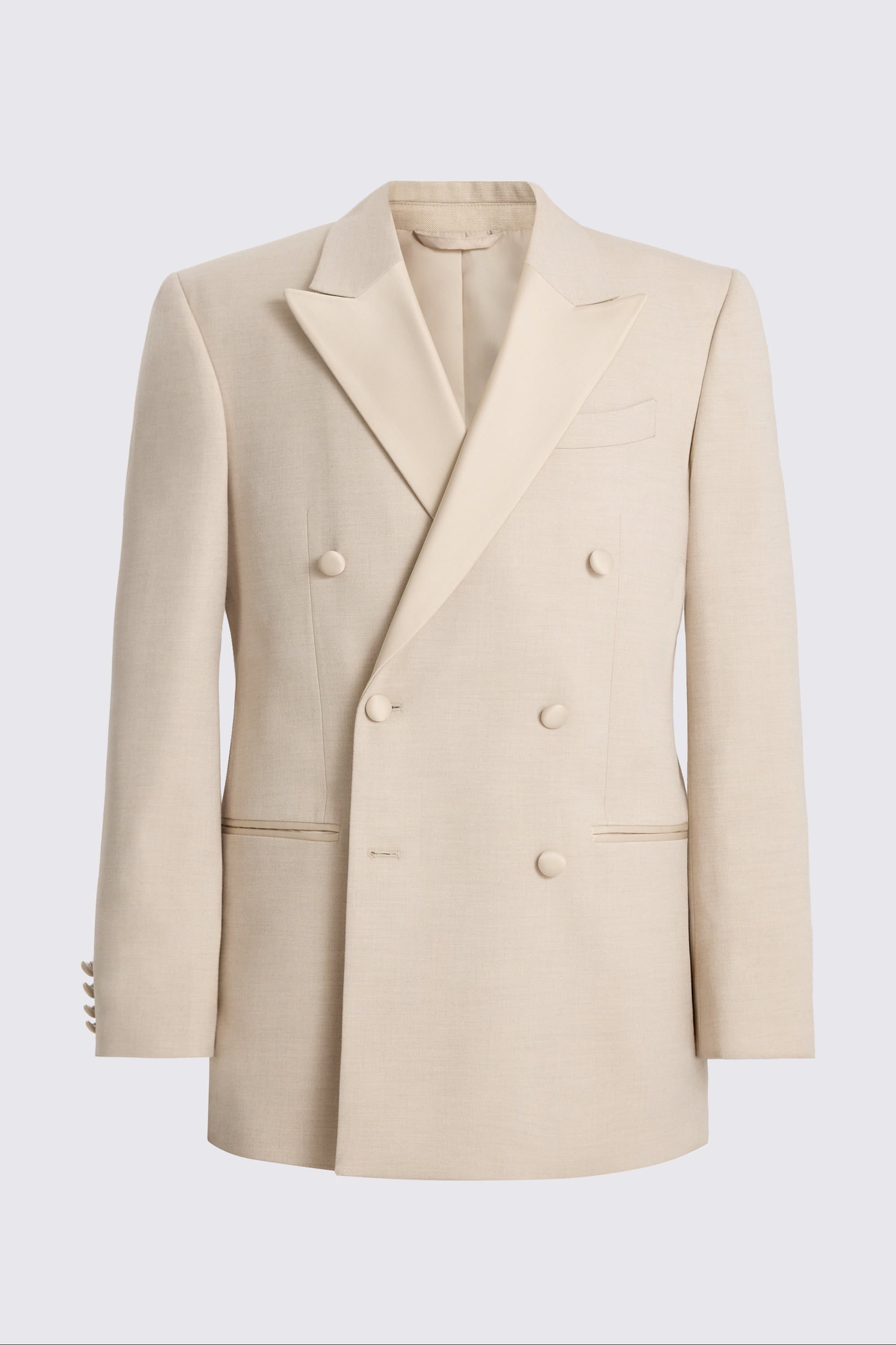 Relaxed Fit Light Camel Suit