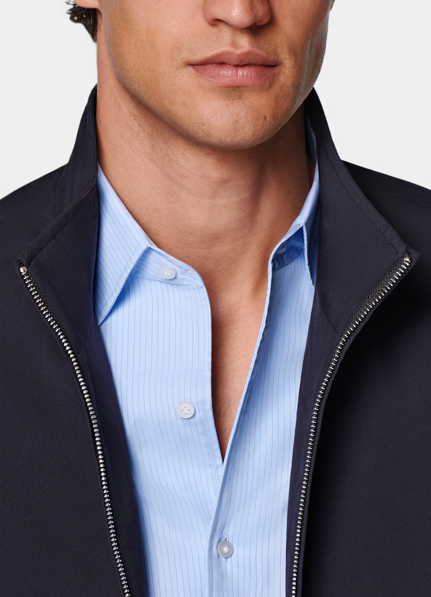 Navy Light Padded Zip Vest