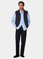 Navy Light Padded Zip Vest
