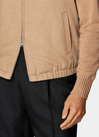 Mid Brown Zip Vest