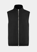 Black Reversible Zip Vest