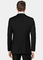 Black Tailored Fit Lazio Tuxedo