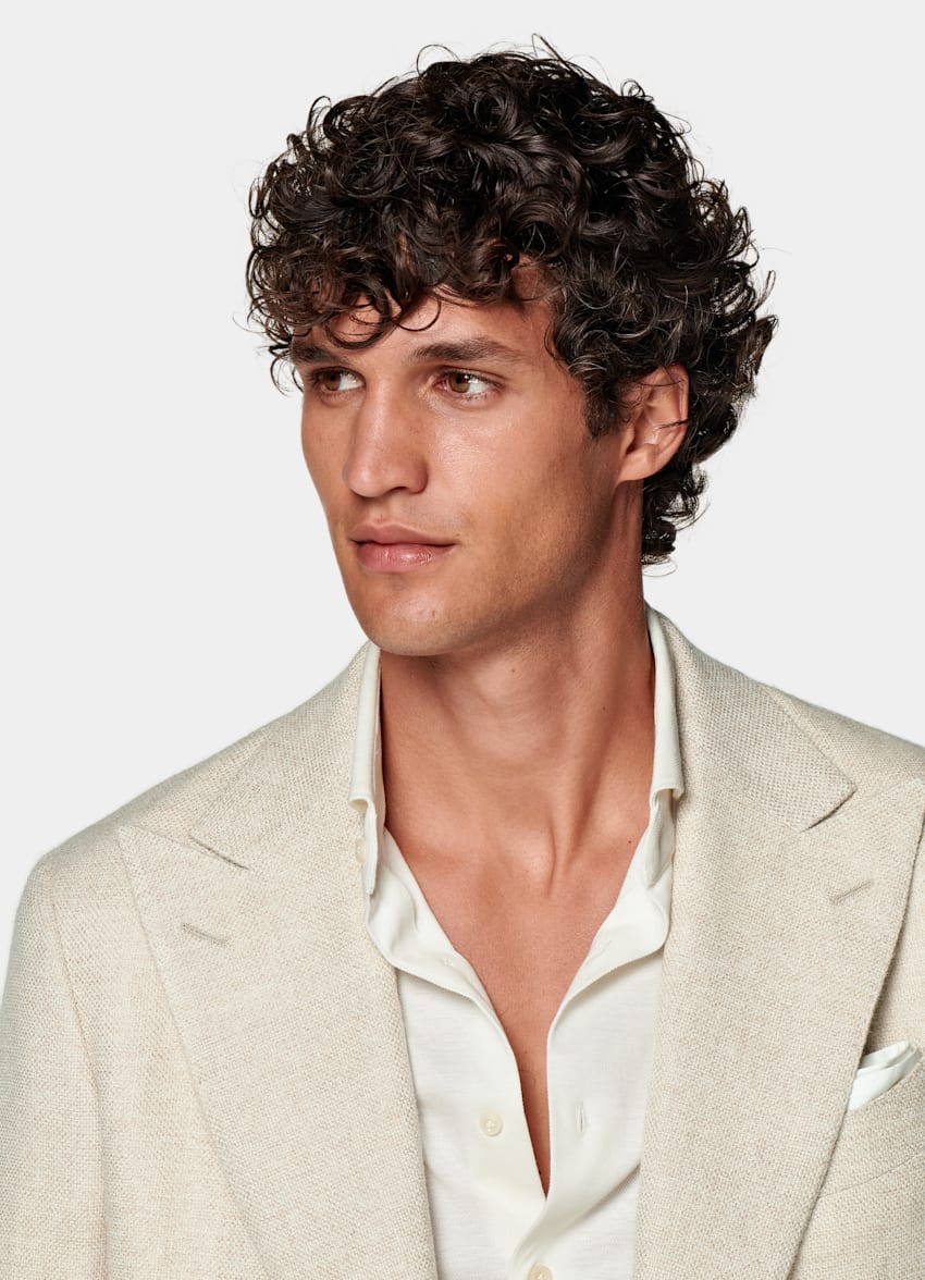Sand Tailored Fit Havana Blazer