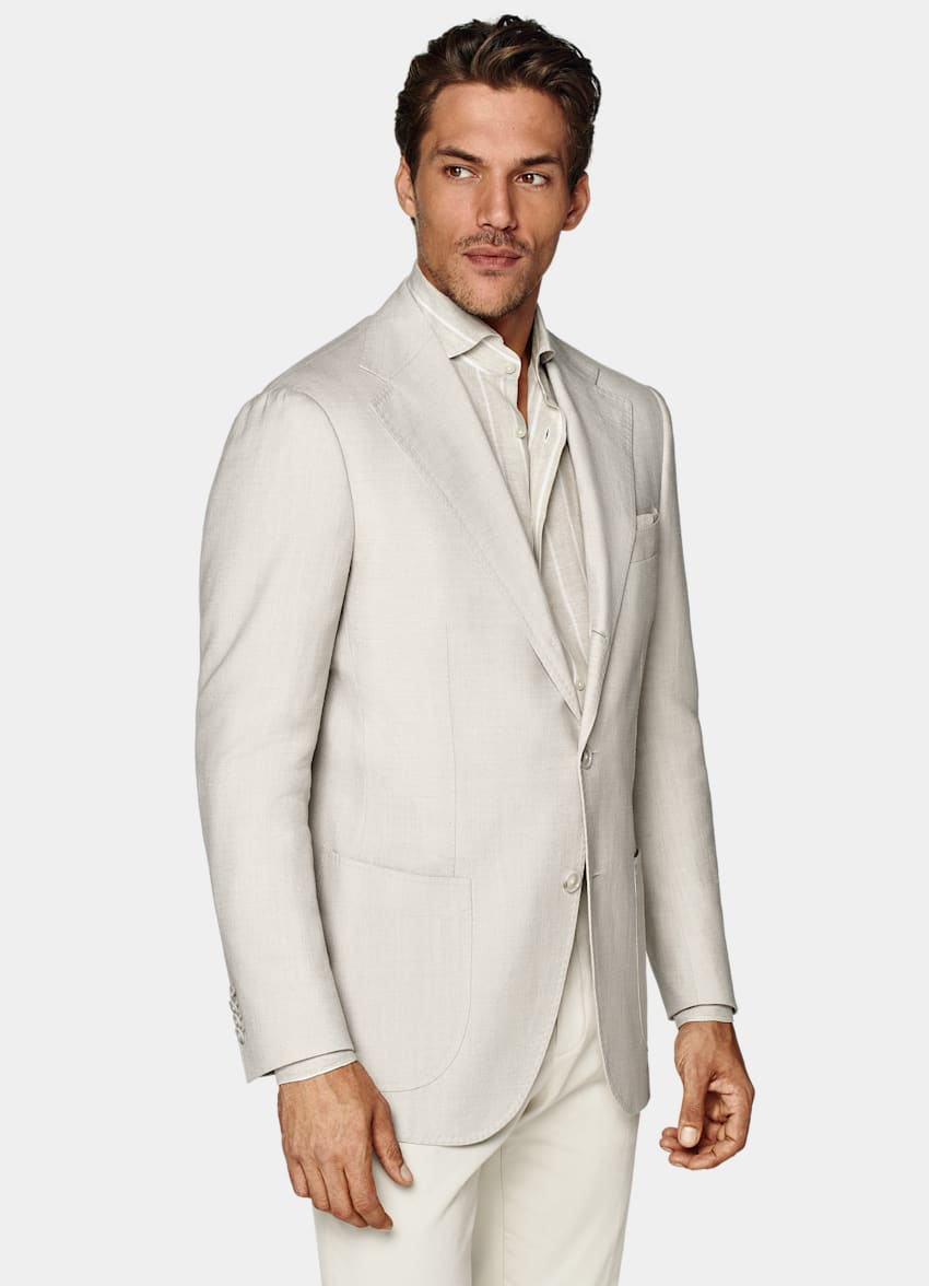 Sand Relaxed Fit Roma Blazer