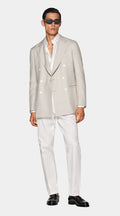 Light Taupe Tailored Fit Havana Blazer