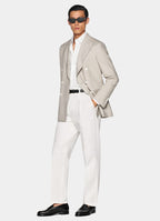 Light Taupe Tailored Fit Havana Blazer
