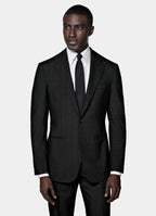Black Tailored Fit Havana Suit