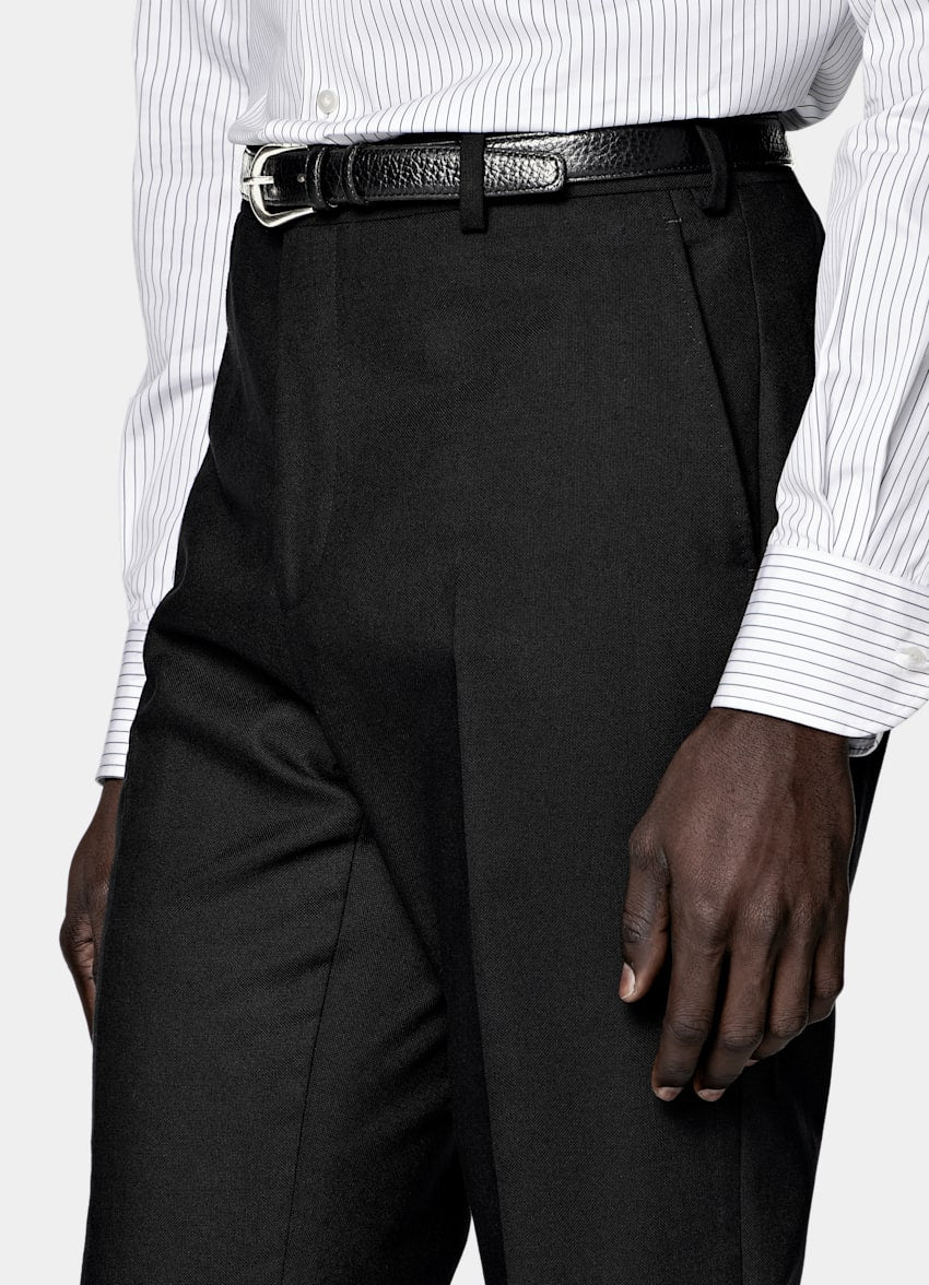 Black Tailored Fit Havana Suit