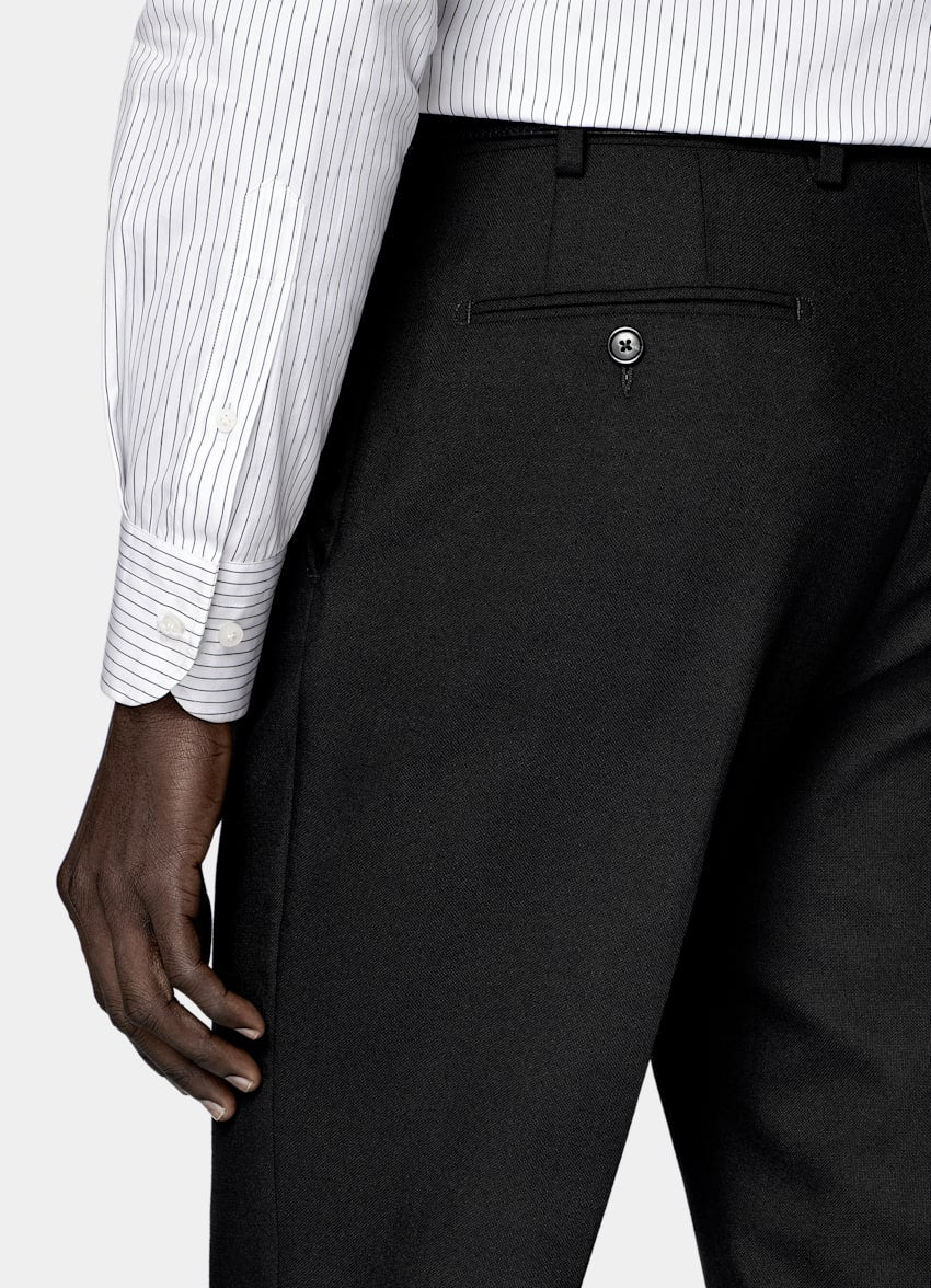 Black Tailored Fit Havana Suit