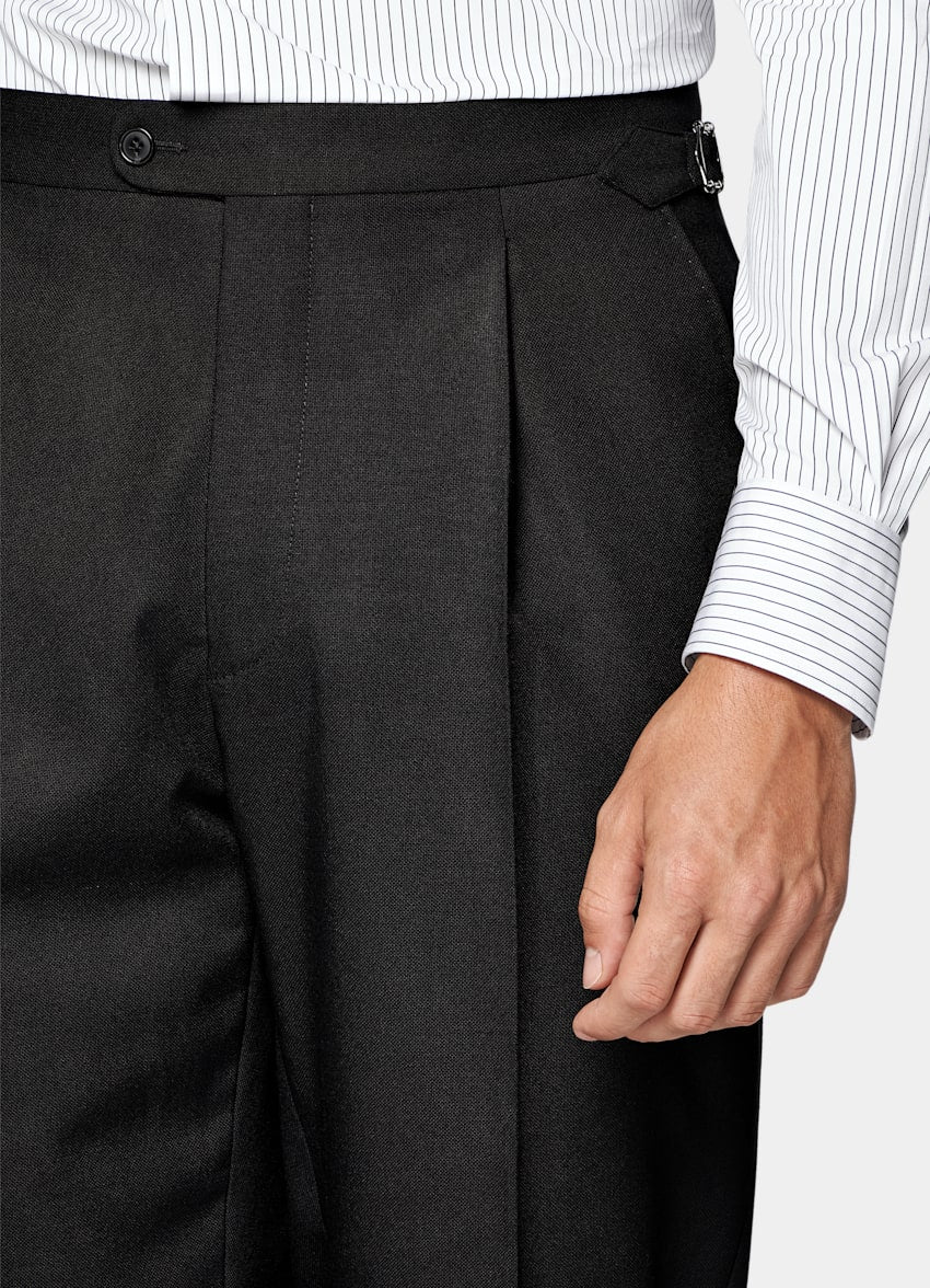 Black Tailored Fit Havana Suit