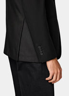Black Tailored Fit Havana Suit Jacket