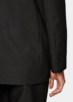Black Relaxed Fit Brera Suit