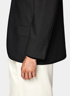 Black Relaxed Fit Brera Suit Jacket