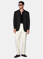 Black Relaxed Fit Brera Suit Jacket
