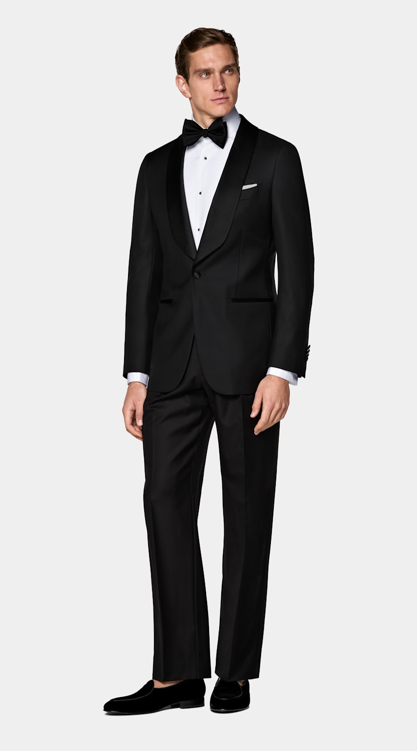 Black Tailored Fit Havana Tuxedo