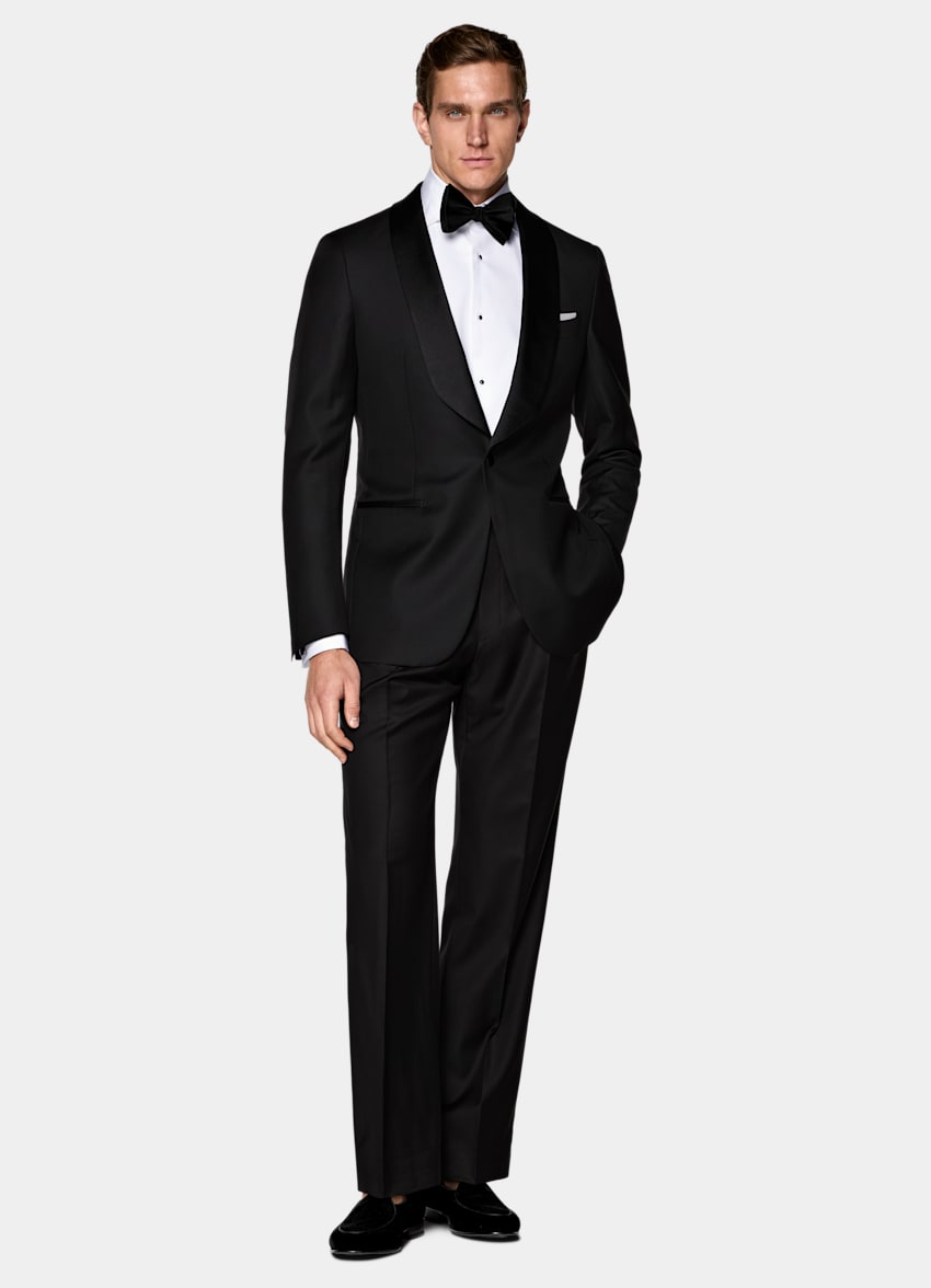 Black Tailored Fit Havana Tuxedo