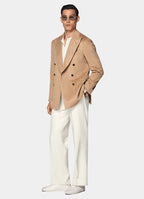 Mid Brown Tailored Fit Havana Blazer