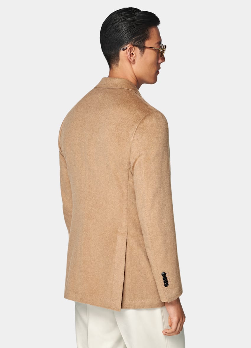 Mid Brown Tailored Fit Havana Blazer