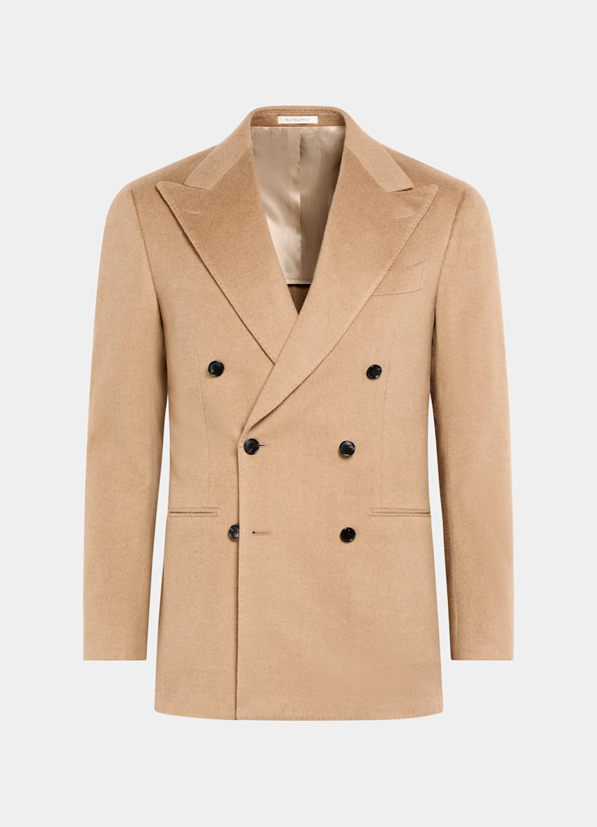 Mid Brown Tailored Fit Havana Blazer
