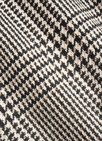 Black Checked Relaxed Fit Roma Blazer