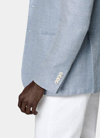 Light Blue Tailored Fit Havana Blazer