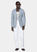 Light Blue Tailored Fit Havana Blazer