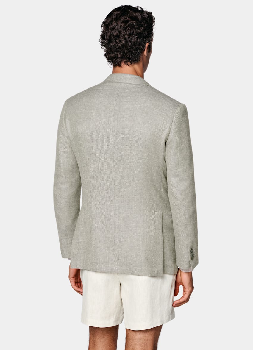 Mid Green Tailored Fit Havana Blazer