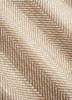 Light Brown Herringbone Relaxed Fit Roma Blazer